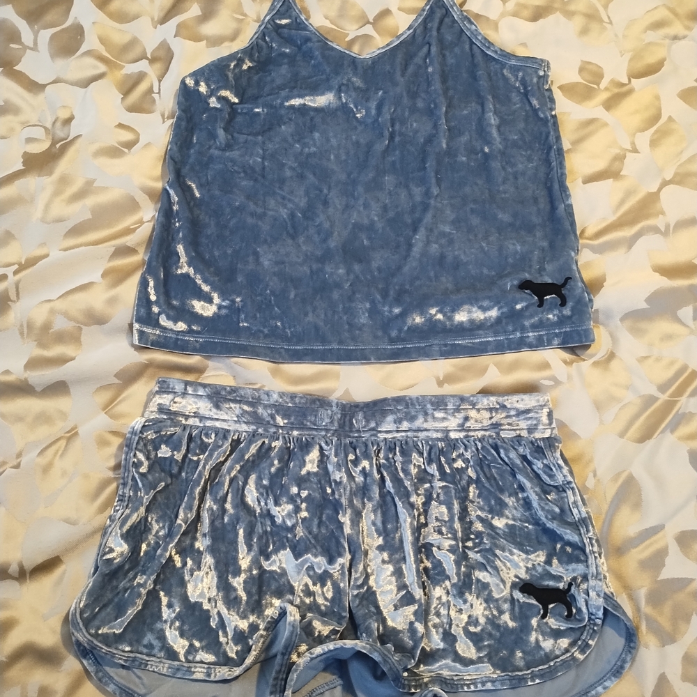 PINK Velvet Cami & Shorts Set